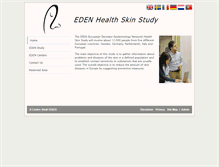 Tablet Screenshot of edenskin.eu